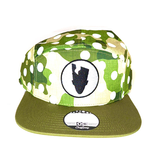 Brim x Toygami x Kwamé Mega Limited "Cammo n Dotz" snapback