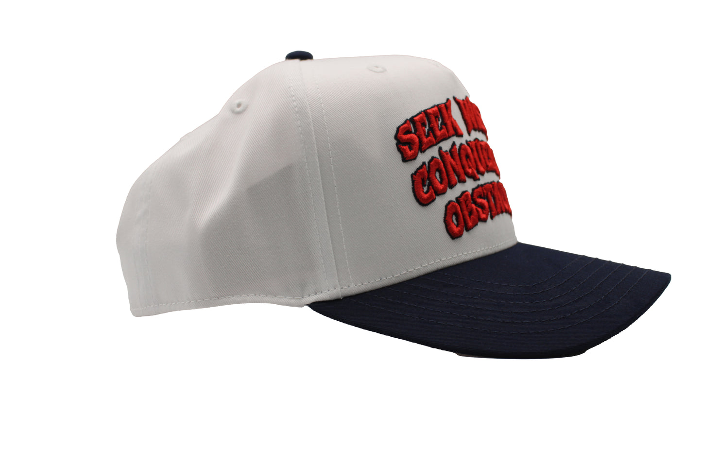 Seek Wisdom Conquer all Obstacles USA snapback