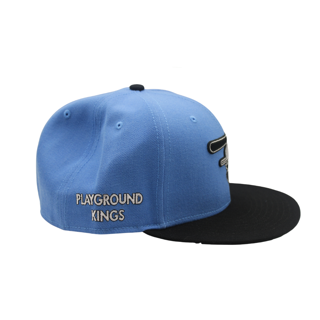 Playground Kids Fitteds Red and Sky Blue