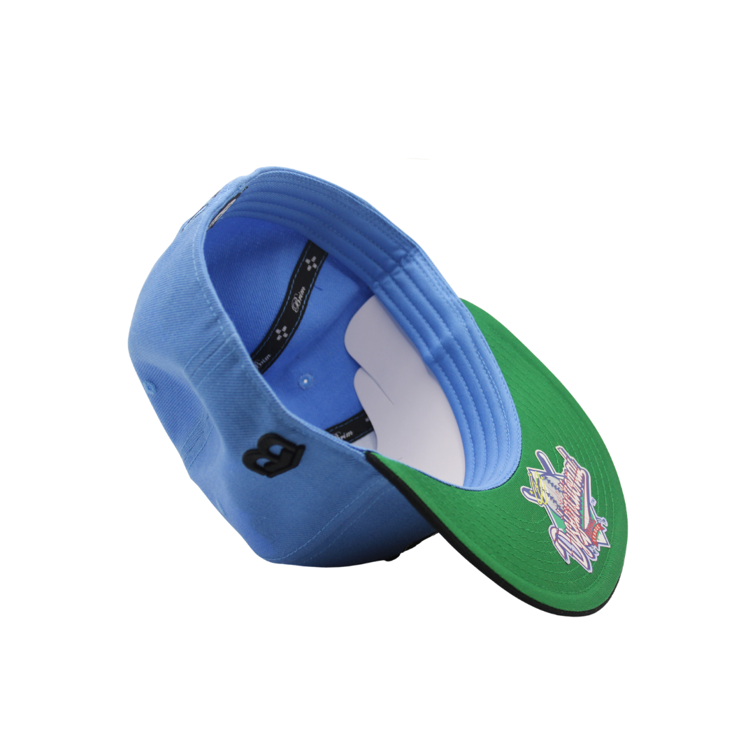 Playground Kids Fitteds Red and Sky Blue