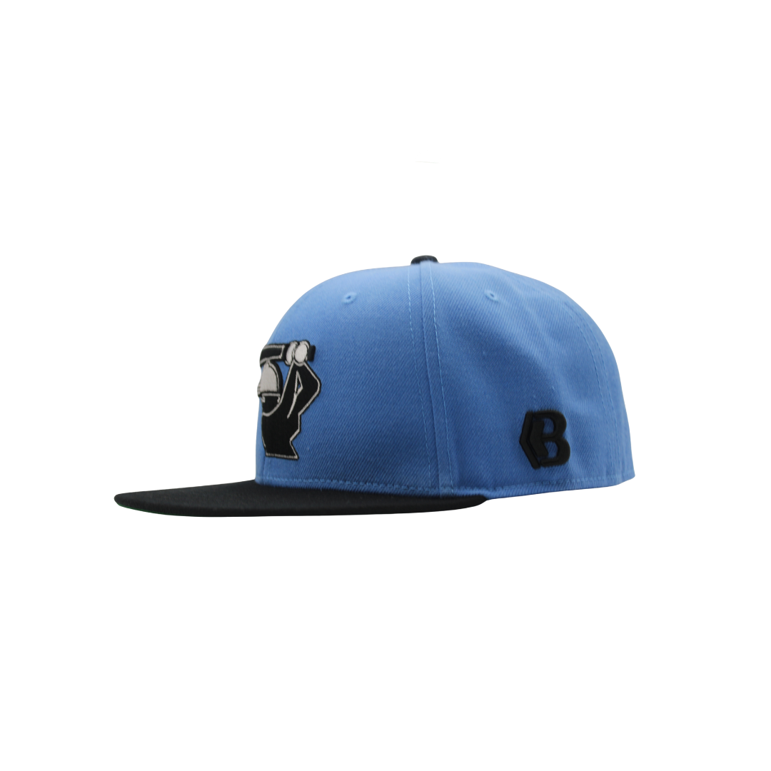 Playground Kids Fitteds Red and Sky Blue