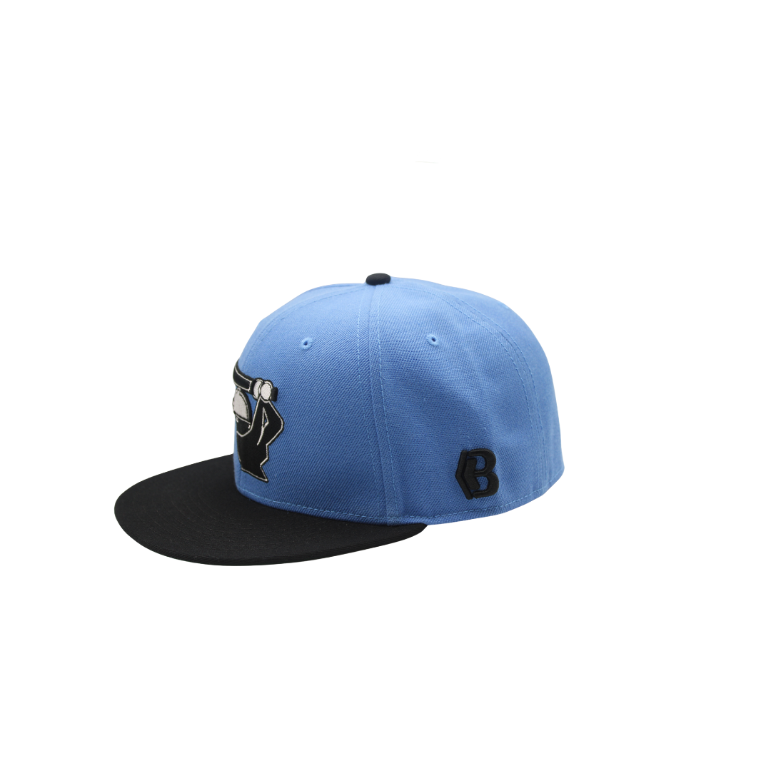 Playground Kids Fitteds Red and Sky Blue