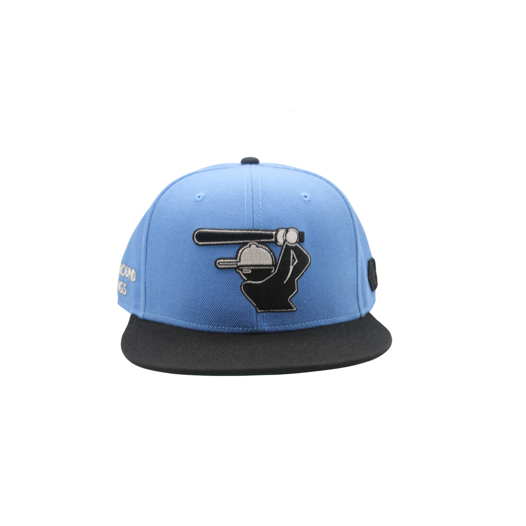 Playground Kids Fitteds Red and Sky Blue