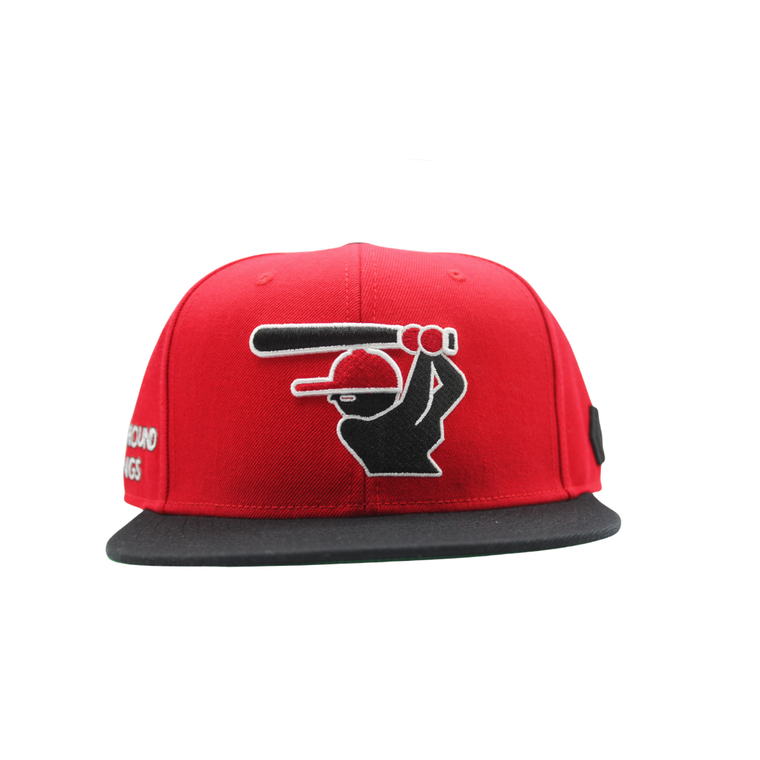 Playground Kids Fitteds Red and Sky Blue
