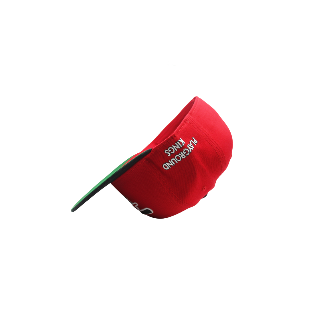 Playground Kids Fitteds Red and Sky Blue