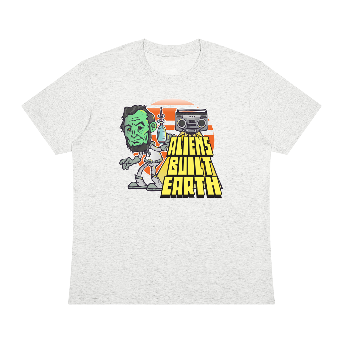 boombox,radio,abe,aliens,tee,graphic,ufo