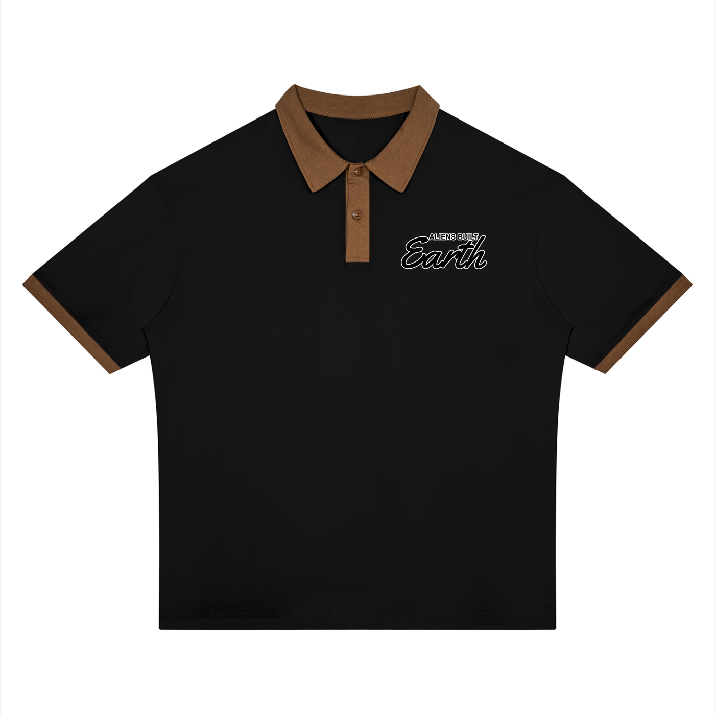 Unisex Color Block Polo Shirt