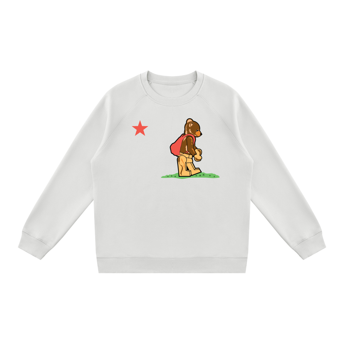 Cali Bearbrick Unisex Regular Fit Crewneck Sweatshirt