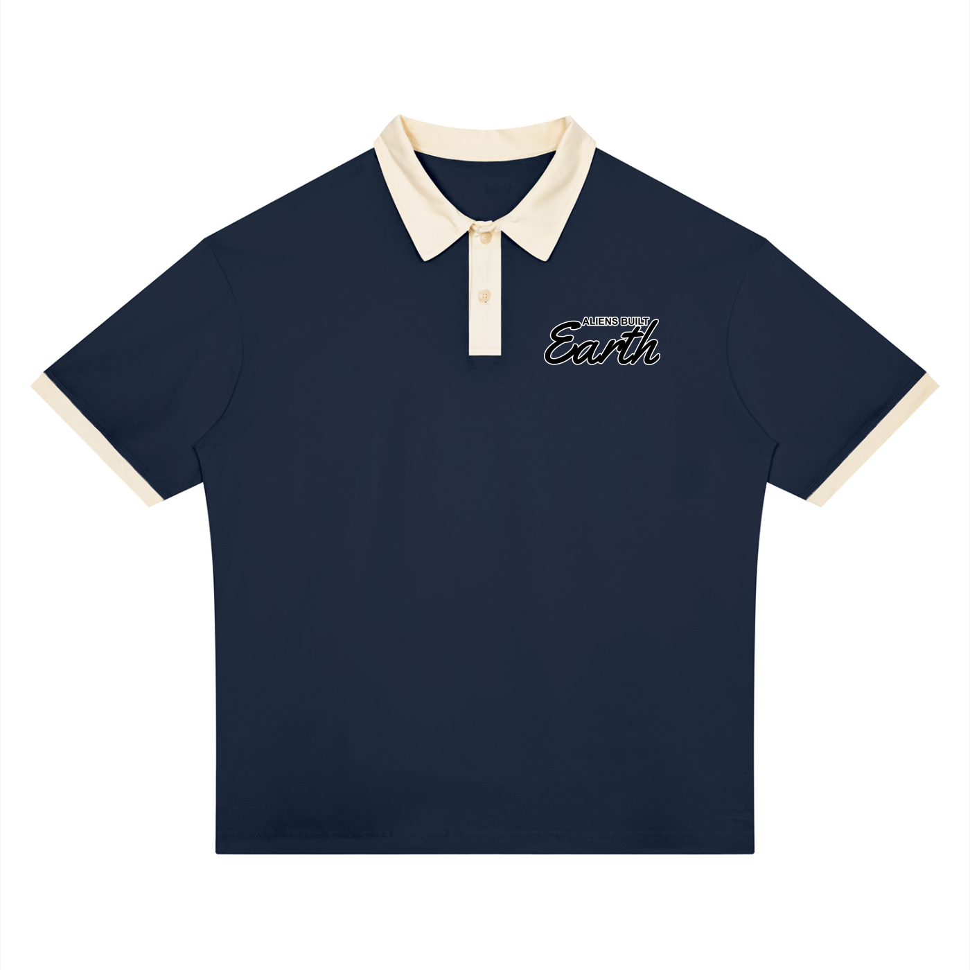 Unisex Color Block Polo Shirt