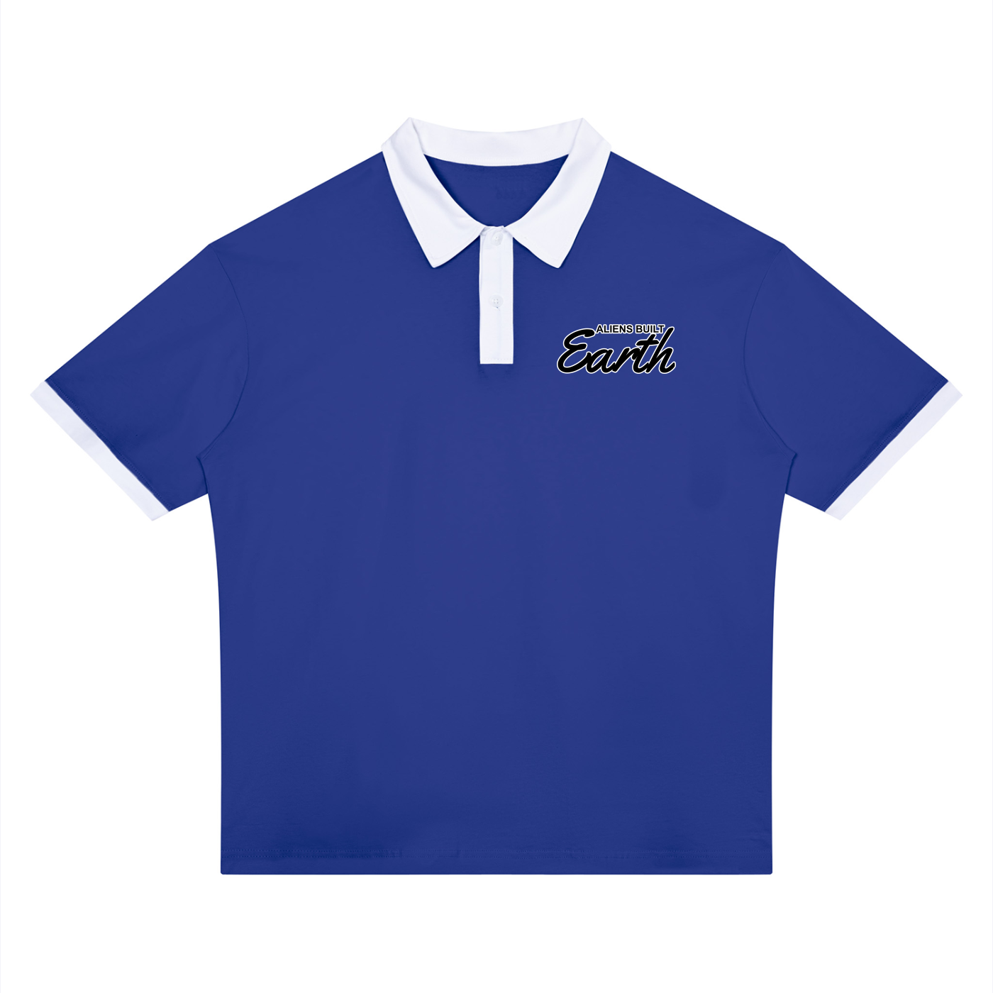 Unisex Color Block Polo Shirt