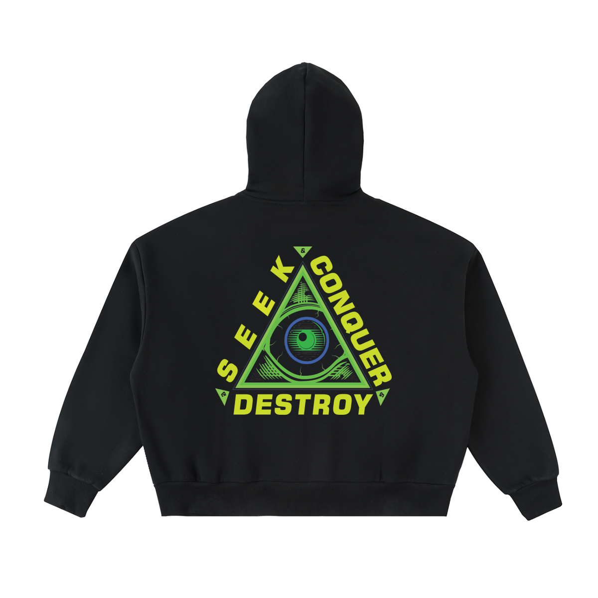 SCD X SWCAO Fleeced Full-Zip Boxy Hoodie