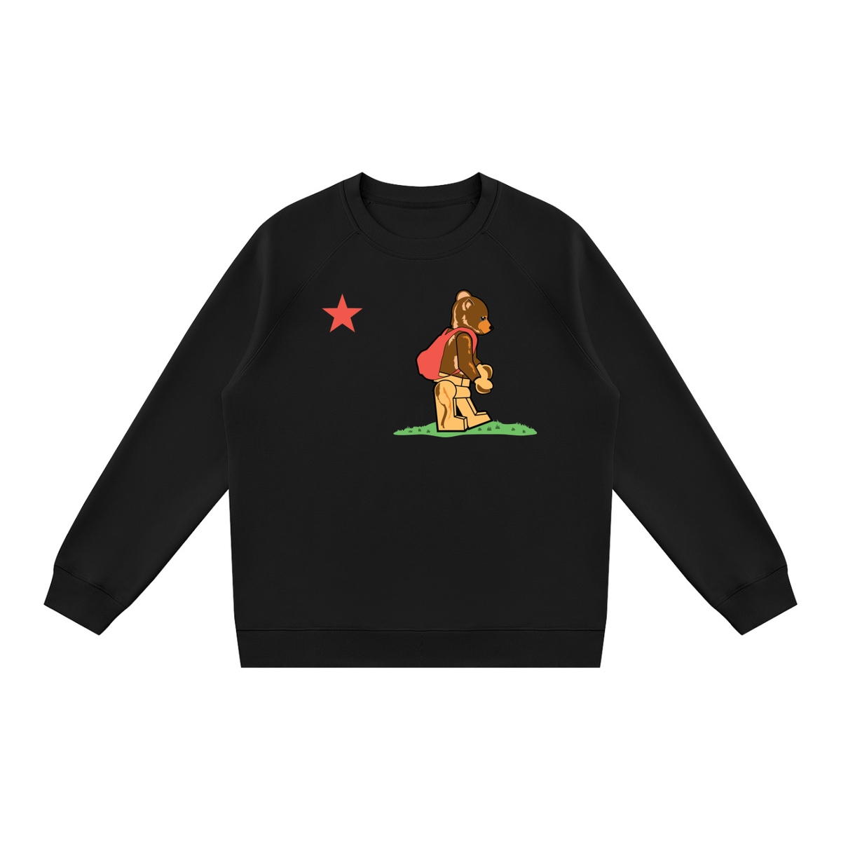 Cali Bearbrick Unisex Regular Fit Crewneck Sweatshirt