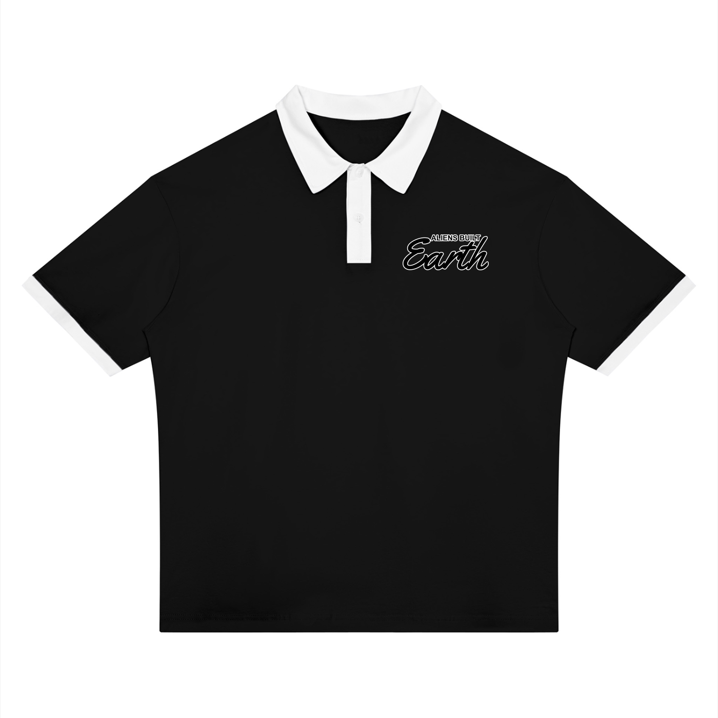 Unisex Color Block Polo Shirt