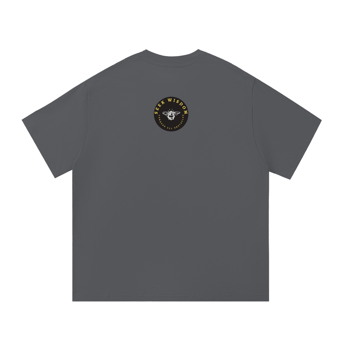 Seek Wisdom Conquer all Obstacles Mountain Peaks Essential Cotton T-Shirt
