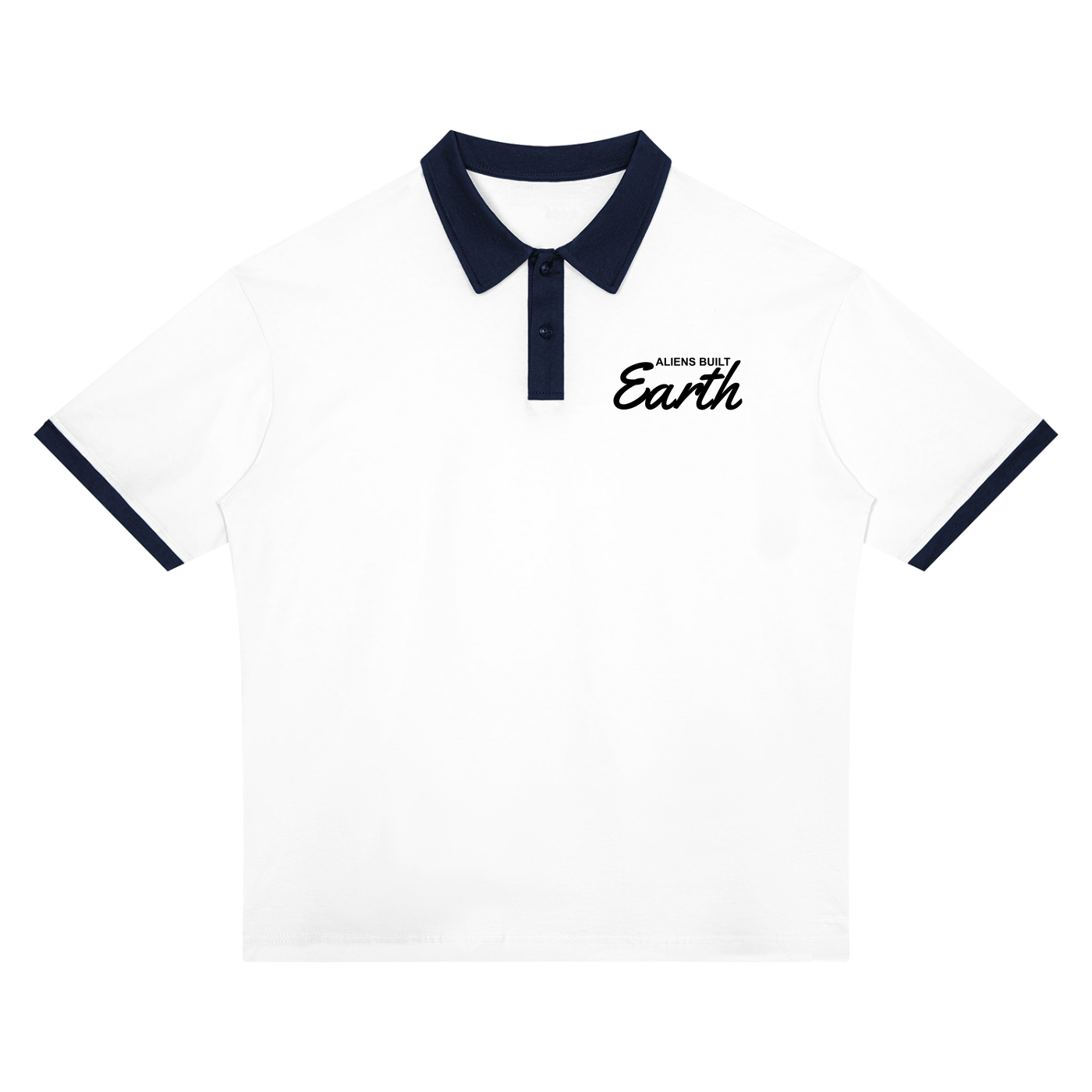 Unisex Color Block Polo Shirt