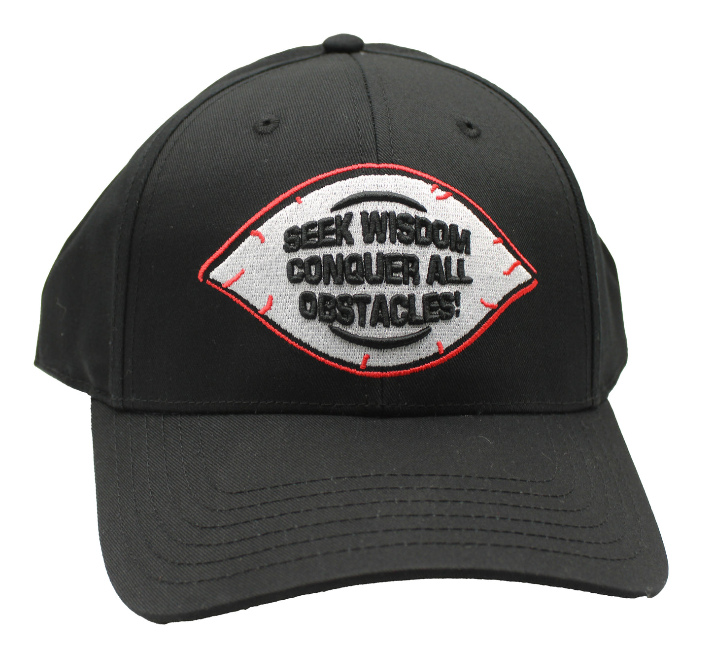 Eye of the Beholder Seek Conquer & Destroy dad hat
