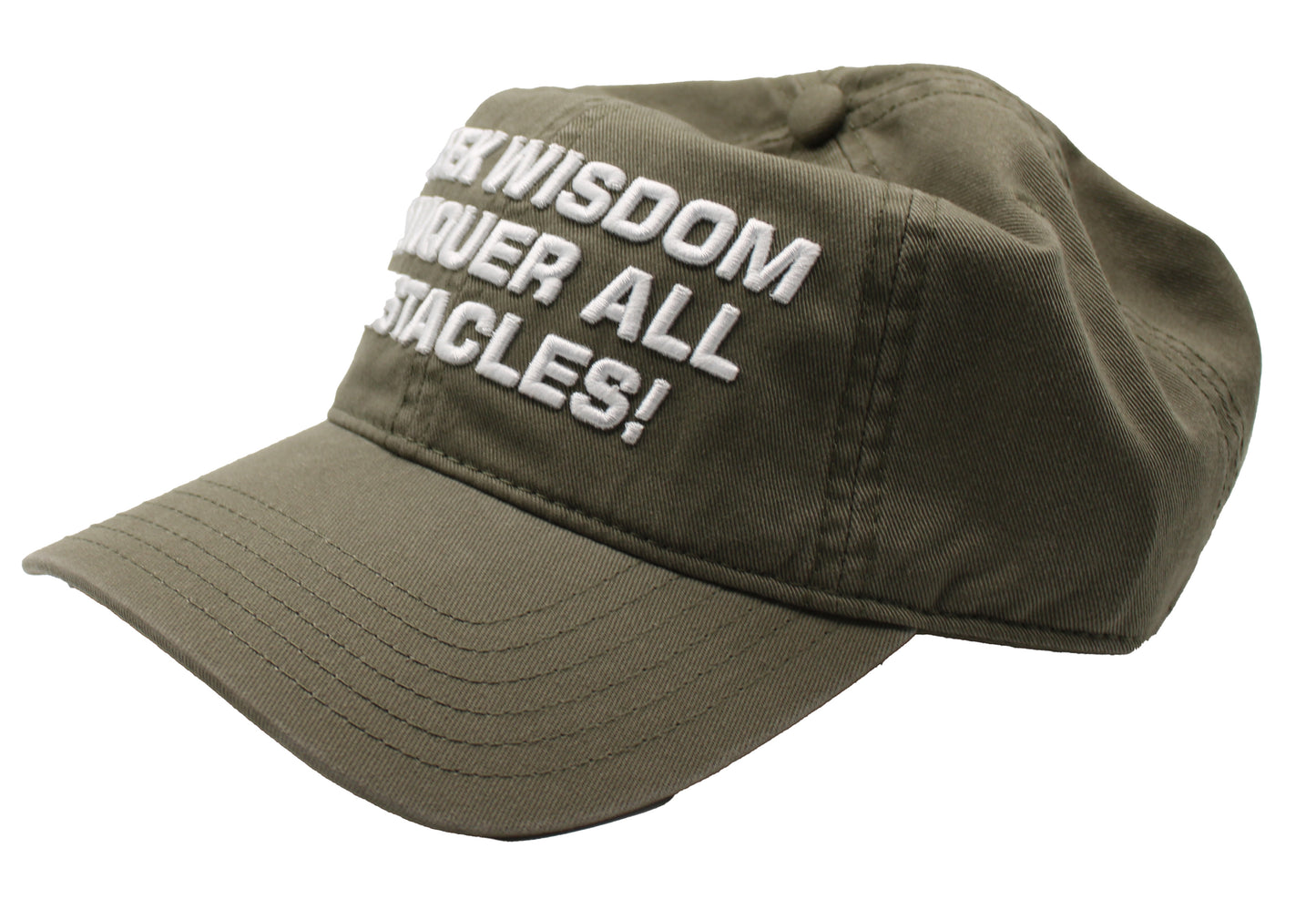 SCD  Unstructured Seek Wisdom Conquer all Obstacles hat